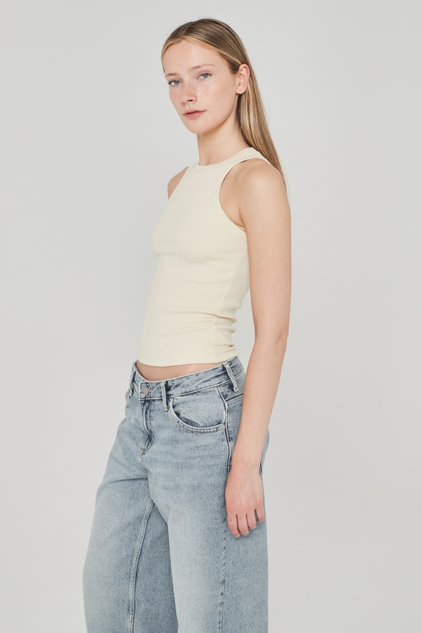 Clark Jeans Amelie Singlet - Bone