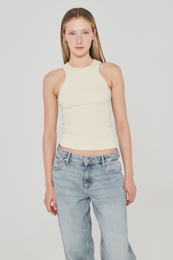 clark jeans Amelie Singlet - Bone