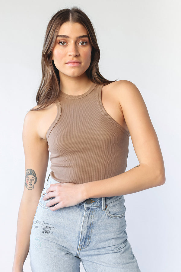 clark jeans Amelie Singlet Nougat