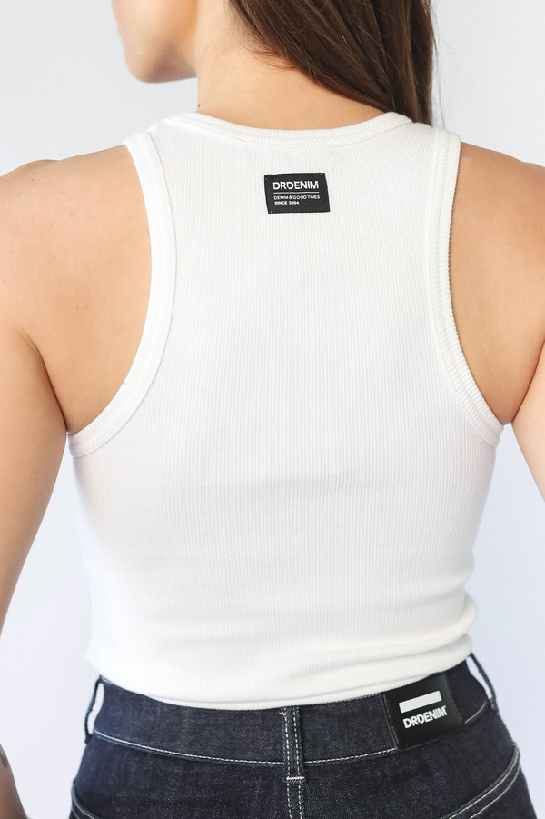 Clark Jeans Amelie Singlet White