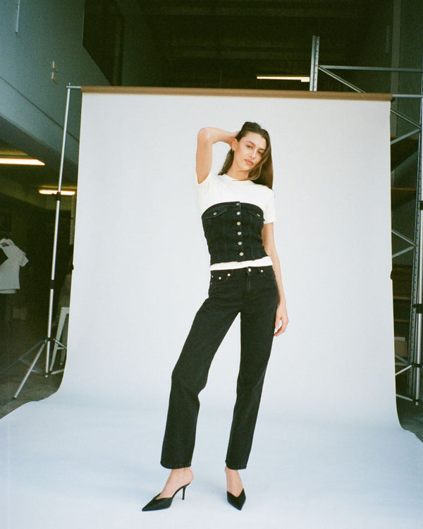 clark jeans Arch Straight Jeans - Black Used