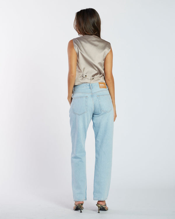 Clark Jeans Arch Straight Jeans - Stream Light Used