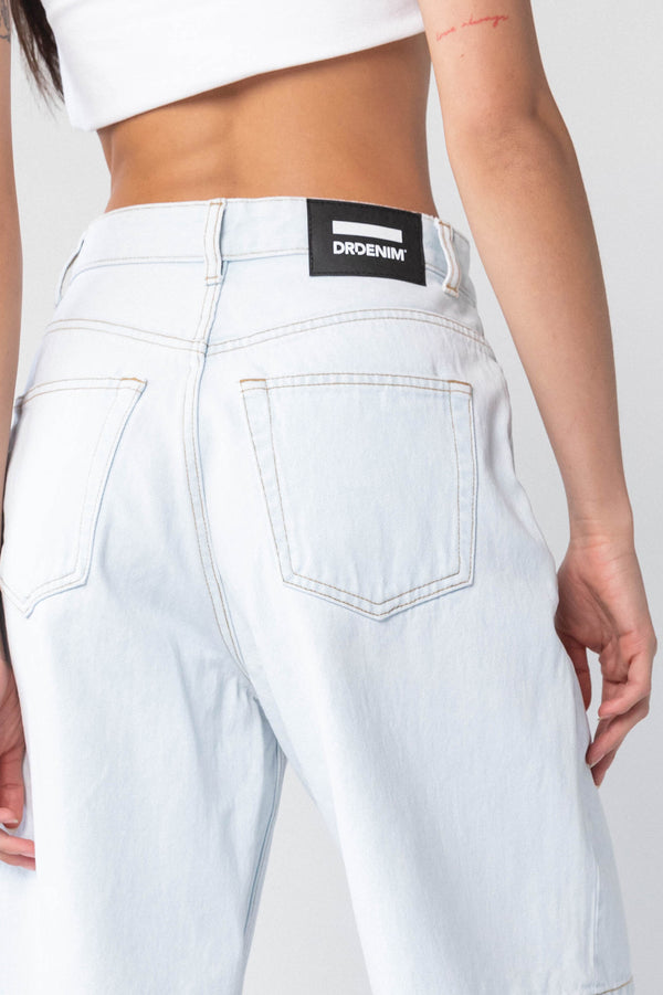 Clark Jeans Bella Shorts Rindle Superlight Bleach