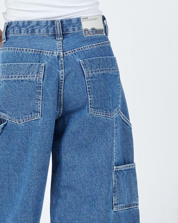 Clark Jeans Bree Worker Short - Pebble Mid Stone