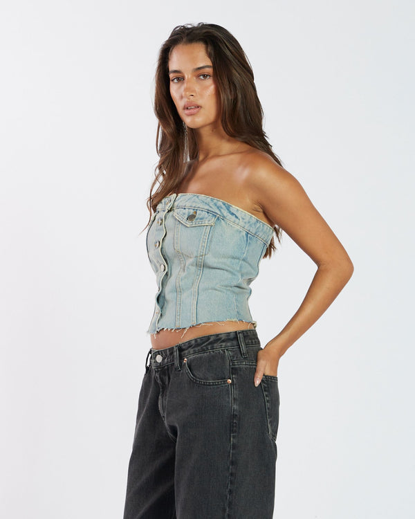 Clark Jeans Carli Tube Top - Canyon Light Vintage