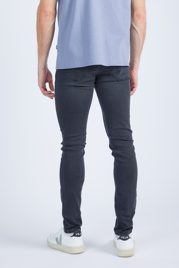 Clark Jeans Chase Skinny Jeans - Dark Worn Grey