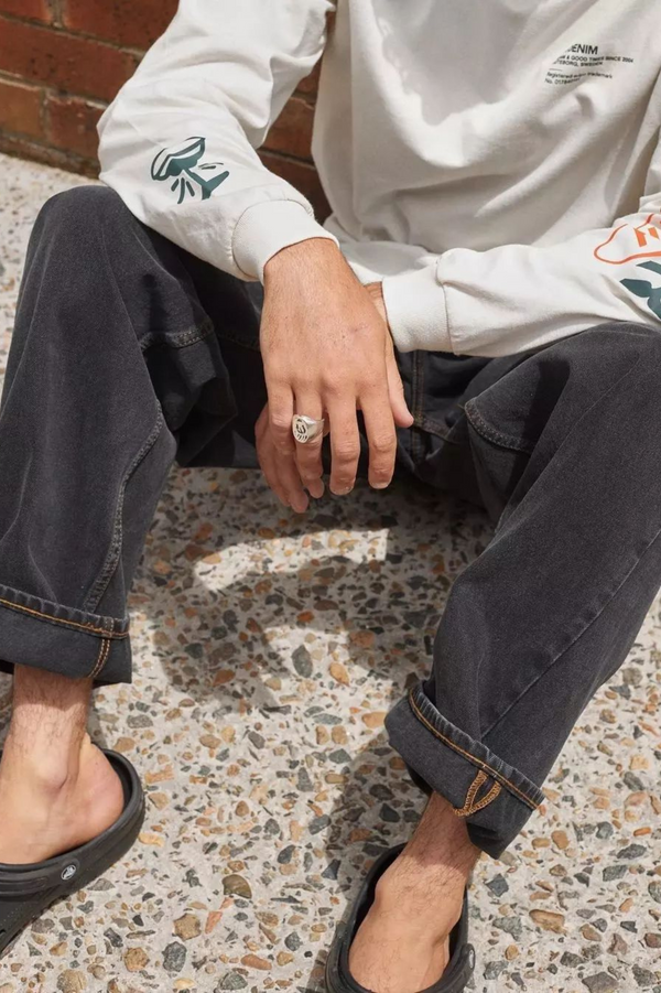 Clark Jeans Colt Worker - Dust Washed Black