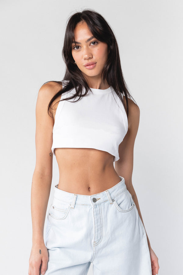 clark jeans Cora Singlet - White