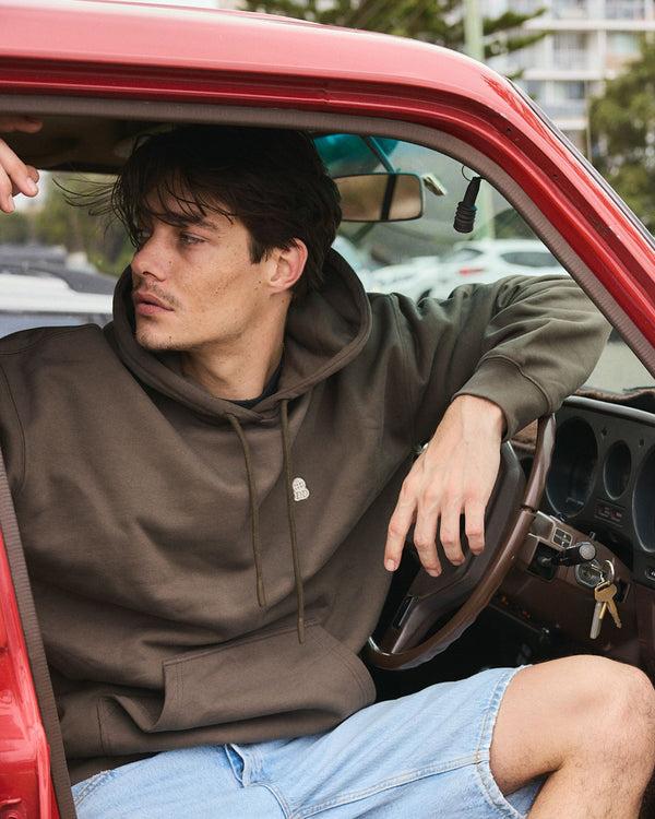 Clark Jeans Damien Hoodie - Dark Cedar DD Global