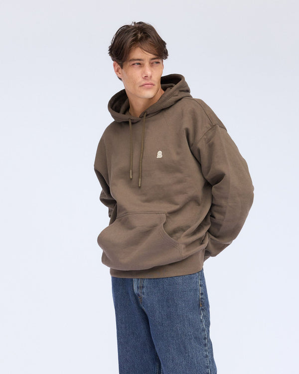 clark jeans Damien Hoodie - Dark Cedar DD Global