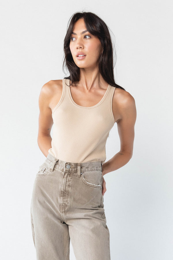 Clark Jeans Demi Singlet - Doe