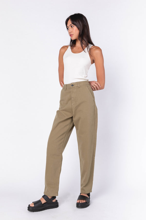 Clark Jeans Demi Singlet - White Sand