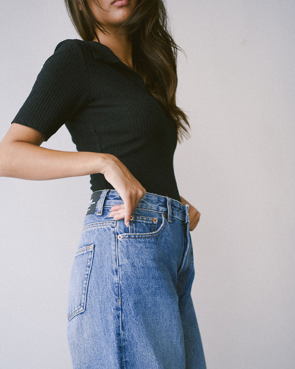 Clark Jeans Donna Baggy Jeans - Stream Mid Used