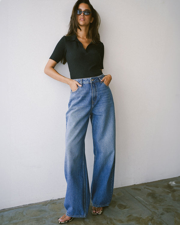 clark jeans Donna Baggy Jeans - Stream Mid Used