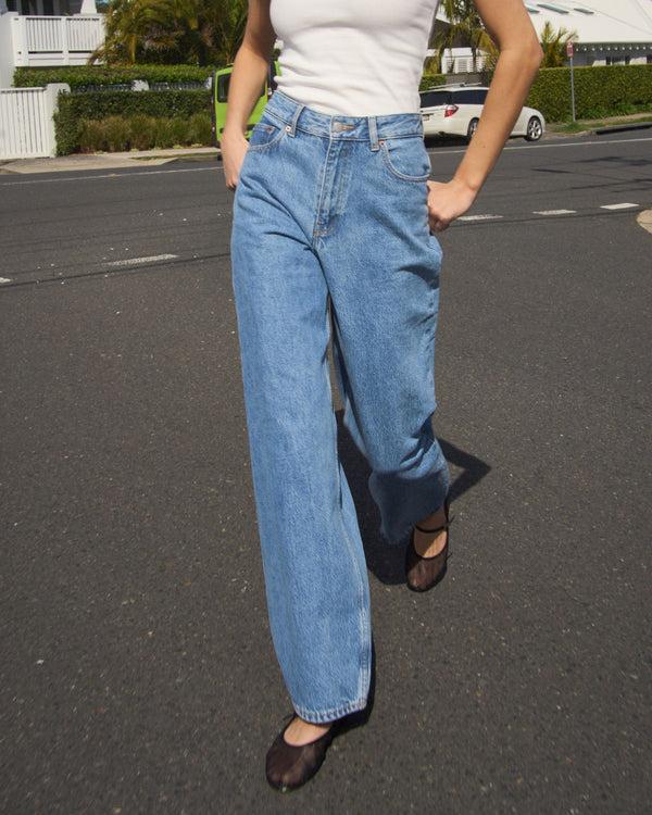Clark Jeans Donna Baggy Jeans - Stream Sky Retro