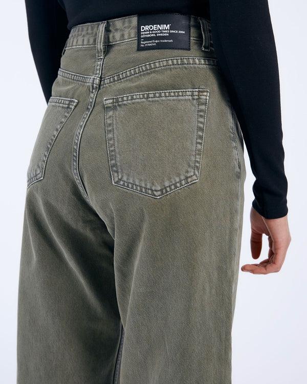 Clark Jeans Donna Baggy Jeans - Washed Olive
