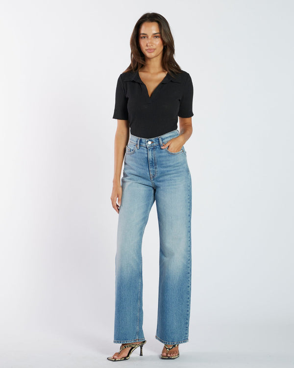 Clark Jeans Echo Straight Jeans - Bay Sky Fade