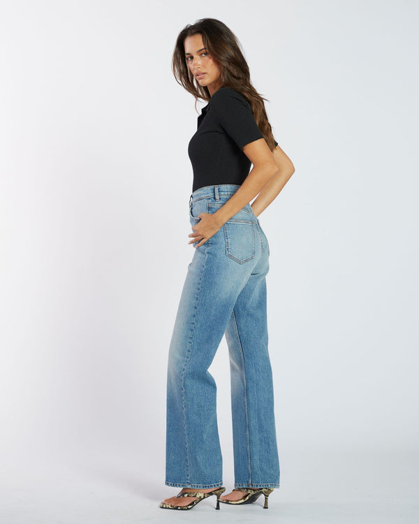 Clark Jeans Echo Straight Jeans - Bay Sky Fade