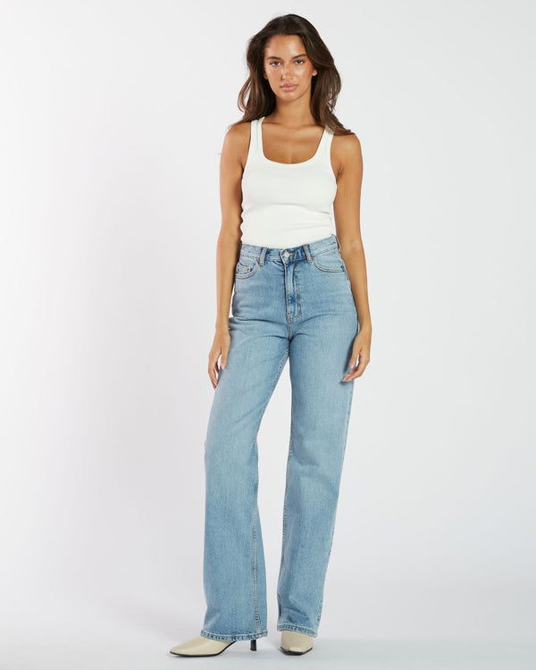 Clark Jeans Echo Straight Jeans TALL - Bay Blue Jay