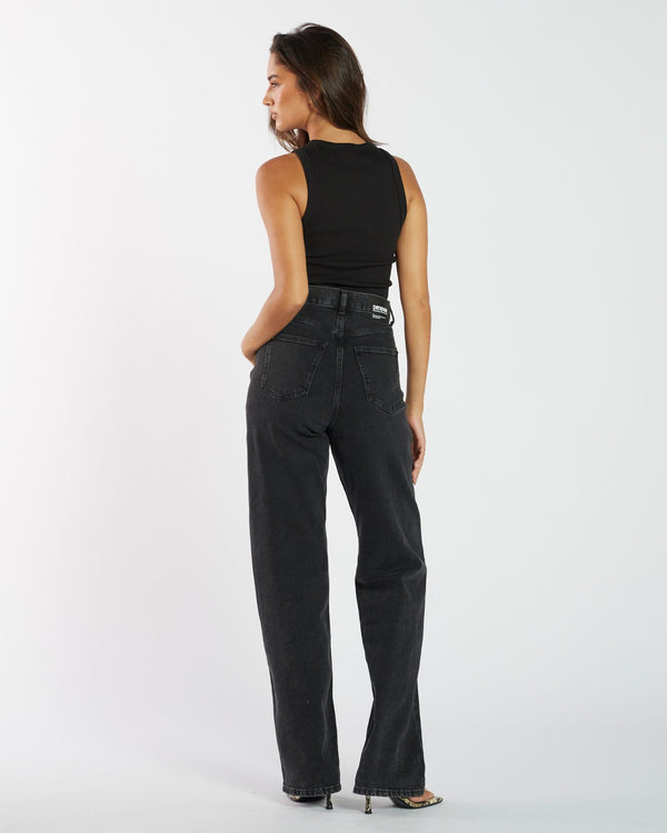 Clark Jeans Echo Straight Jeans - Tar Retro Black