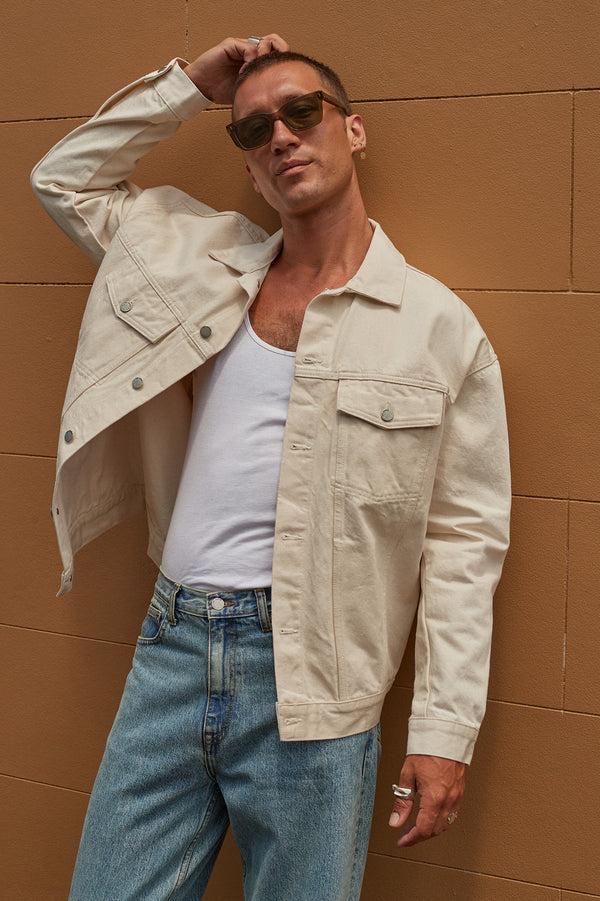 Clark Jeans Eno Jacket - Ecru