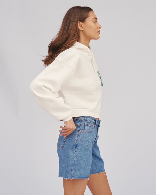 Clark Jeans Ethel Hoodie - Off White Small DD Peace