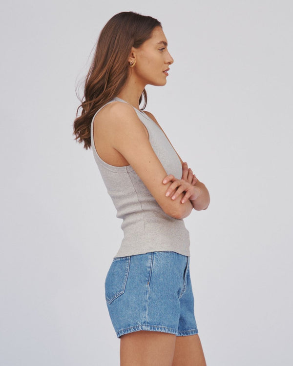 Clark Jeans Etta Top - Grey Melange