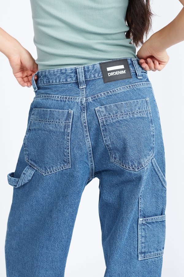 Clark Jeans Faye Worker - Pebble Mid Stone