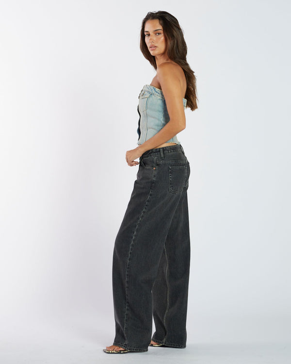 clark Jeans Hill Low Jeans - Aged Black