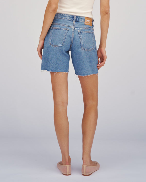 Clark Jeans Hill Shorts - Stream Sky Retro Raw Hem
