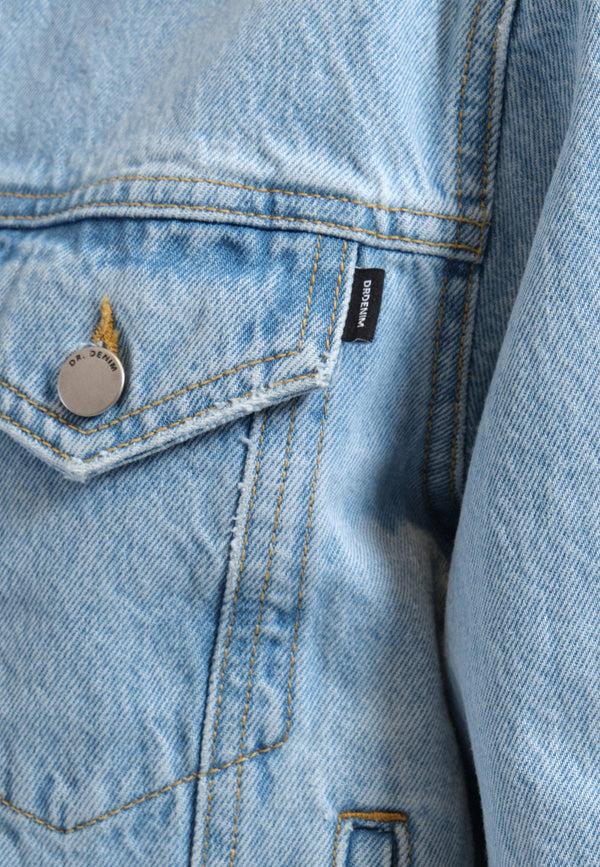 Clark Jeans Joey Trucker Jacket - Stream Light Retro