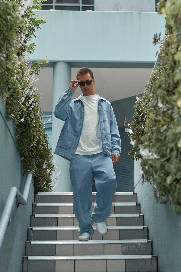 Clark Jeans Kobe Jeans - Pebble Light Retro