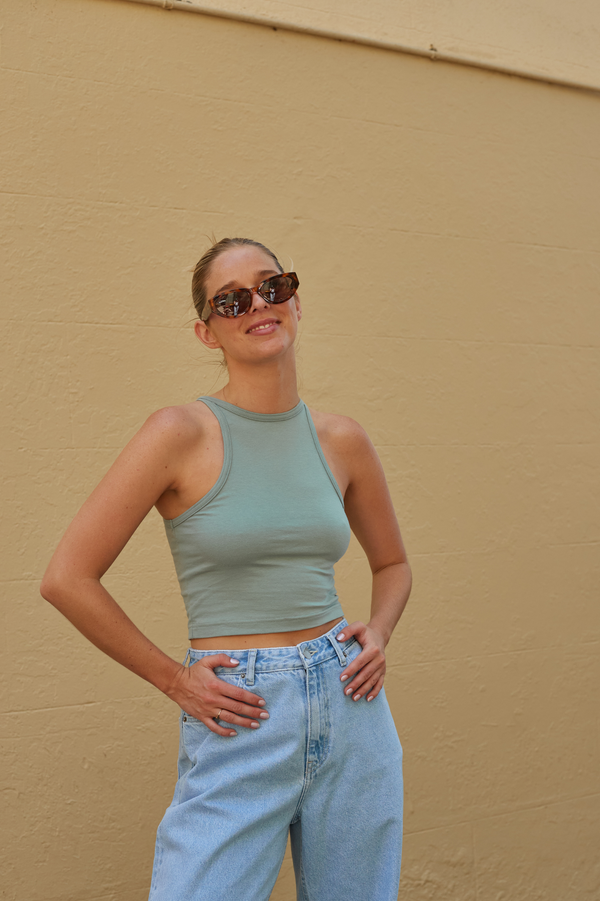 Clark Jeans Lara Crop - Pale Shore