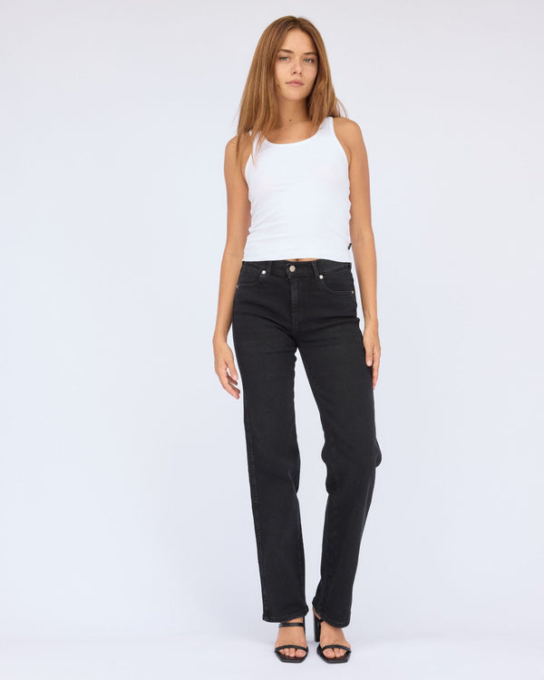 Clark Jeans Lexy Straight Jeans - Black Mist