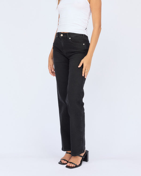 Clark Jeans Lexy Straight Jeans - Black Mist
