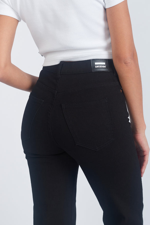 Clark Jeans Moxy Straight Jeans - Solid Black