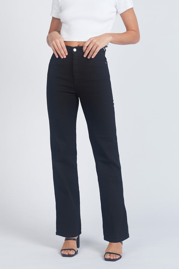 clark jeans Moxy Straight Jeans - Solid Black