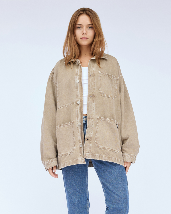 Clark Jeans Niko Worker Jacket - Washed Oak