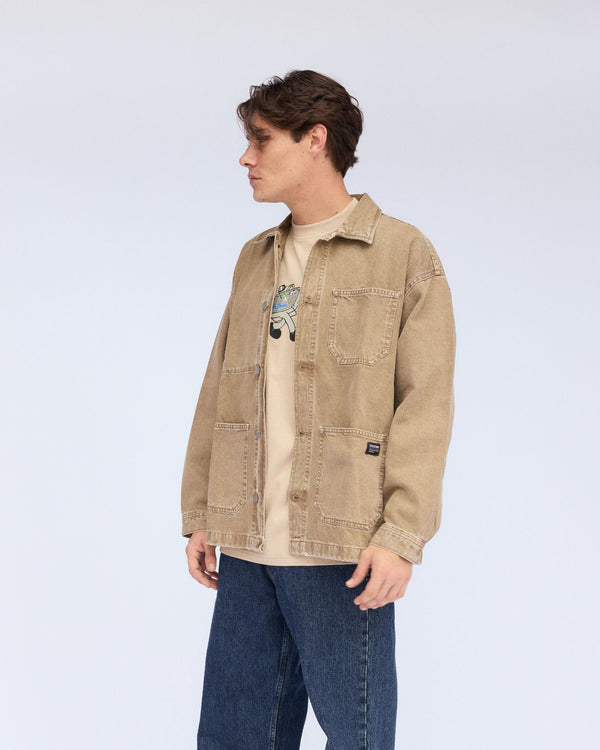 Clark Jeans Niko Worker Jacket - Washed Oak