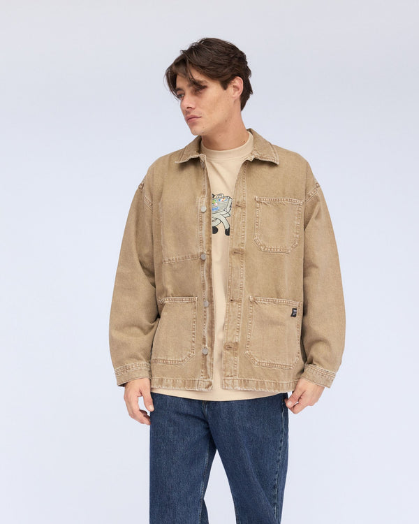 clark jeans Niko Worker Jacket - Washed Oak