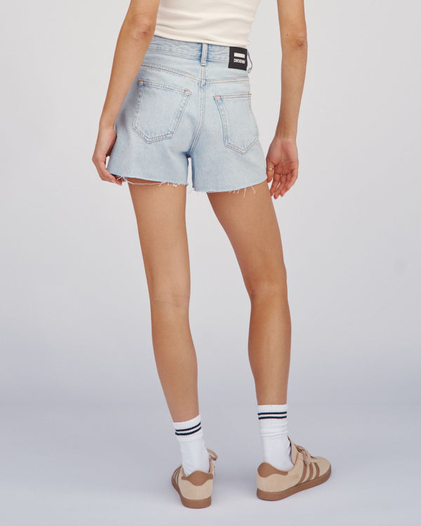 Clark Jeans Nora Shorts - Stream Light Worn