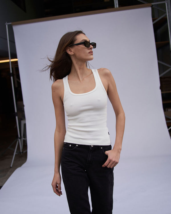 clark jeans Nyla Top - Off White