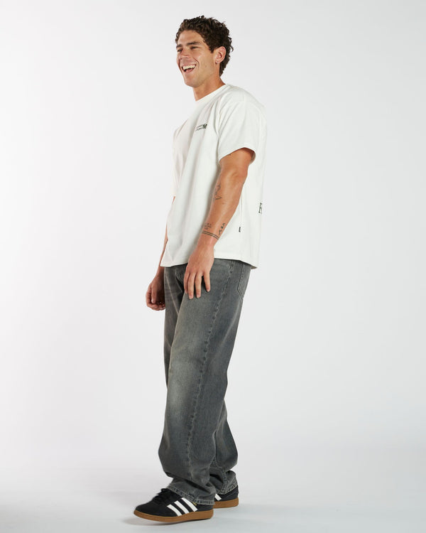 Clark Jeans Omar Baggy Jeans - Mid Grey Used