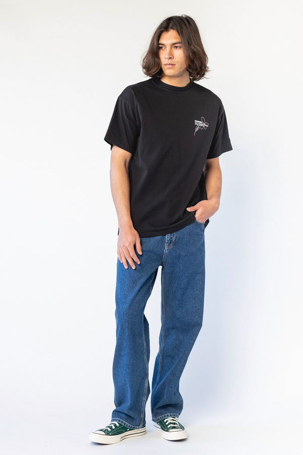 Clark Jeans Omar Baggy Jeans - Pebble Mid Retro