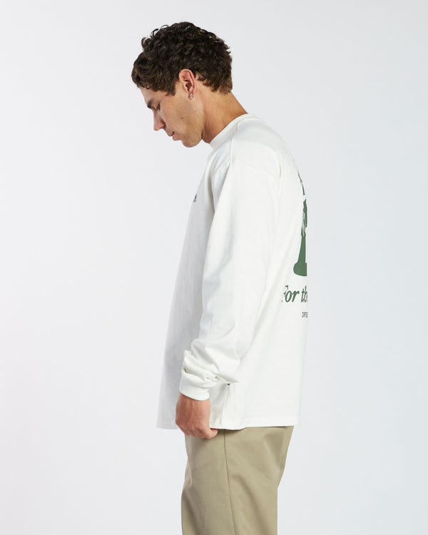 Clark Jeans Reno Long Sleeve - Off White Daisy