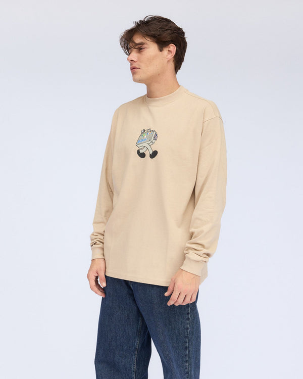 Clark Jeans Reno Long Sleeve - Pale Taupe Traveller