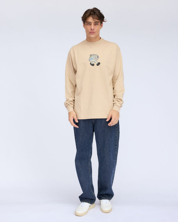 Clark Jeans Reno Long Sleeve - Pale Taupe Traveller