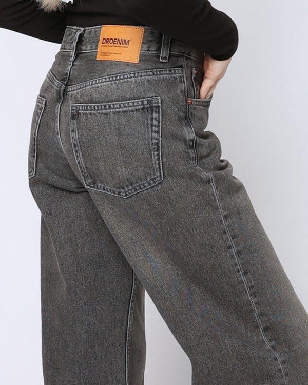 Clark Jeans Rhue Wide Jeans - Mid Grey Used