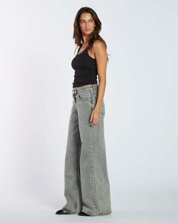 Clark Jeans Rhue Wide Jeans TALL - Ash Grey