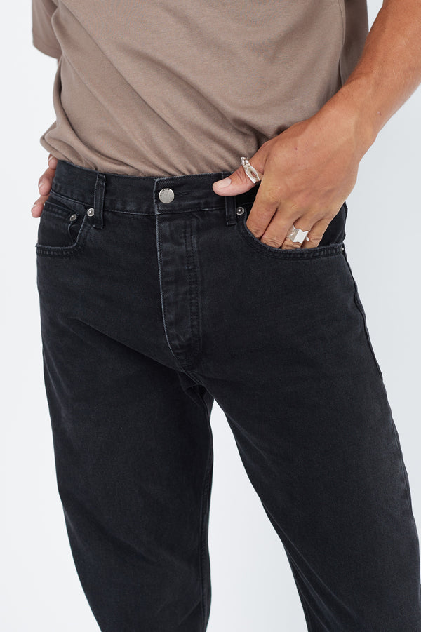 Clark Jeans Rush Tapered Jeans - Worn Black